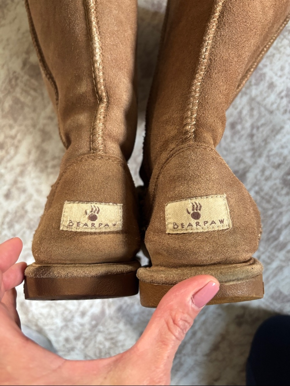 BearPaw Plush Shearling-Lined Boots - Cream - Picture 5 of 12